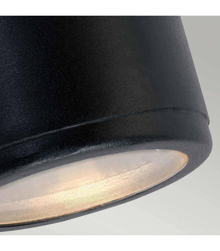 Mandal Outdoor 2 Light Up Down Wall Light Black  IP44 GU10-4