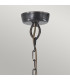 Mansion House 3 Light Outdoor Ceiling Chain Lantern Brass IP44 E14-2