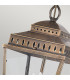 Mansion House 3 Light Outdoor Ceiling Chain Lantern Brass IP44 E14-3