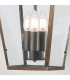 Mansion House 3 Light Outdoor Ceiling Chain Lantern Brass IP44 E14-4