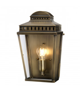 Mansion House 1 Light Outdoor Flush Lantern Light Solid Brass IP44 E27-1