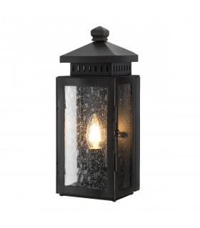 Matlock 1 Light Outdoor Wall Lantern Light Old Bronze IP43 E14-1