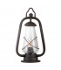 Miners 1 Light Outdoor Pedestal Lantern Old Bronze IP44 E14-2