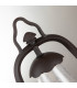 Miners 1 Light Outdoor Pedestal Lantern Old Bronze IP44 E14-5