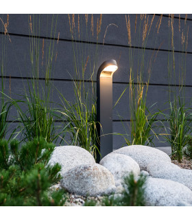 Molde Modern LED Bollard Graphite IP54-2