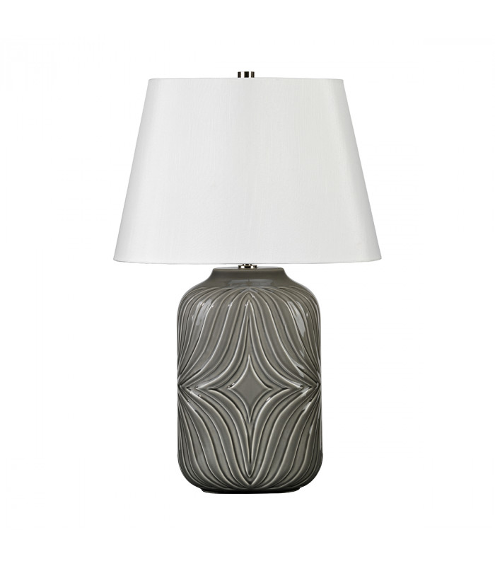 Muse Grey 1 Light Table Lamp Grey E27