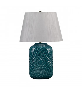 Muse Turqse 1 Light Table Lamp Turquoise E27