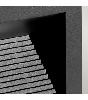 Namsos Integrated LED Outdoor LED Recessed Wall Light Graphite  IP65-2