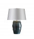 Neptune 1 Light Table Lamp Blue Glaze E27-1