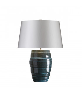 Neptune 1 Light Table Lamp Blue Glaze E27-1