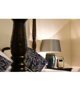 Neptune 1 Light Table Lamp Blue Glaze E27-2