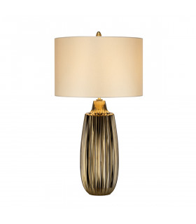 Newham 1 Light Large Table Lamp Bronze Ceramic  Pearl shade E27-2