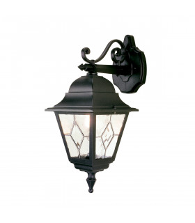 Norfolk 1 Light Outdoor Wall Lantern Light Black IP43 E27-1