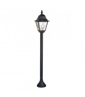 Norfolk 1 Light Outdoor Bollard Lantern Black IP43 E27-1