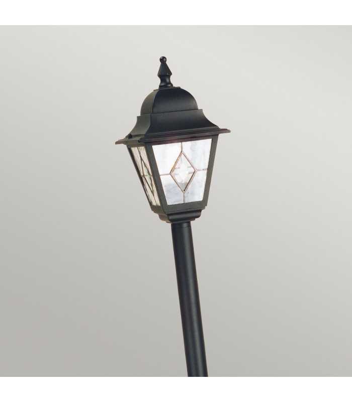 Norfolk 1 Light Outdoor Bollard Lantern Black IP43 E27-2