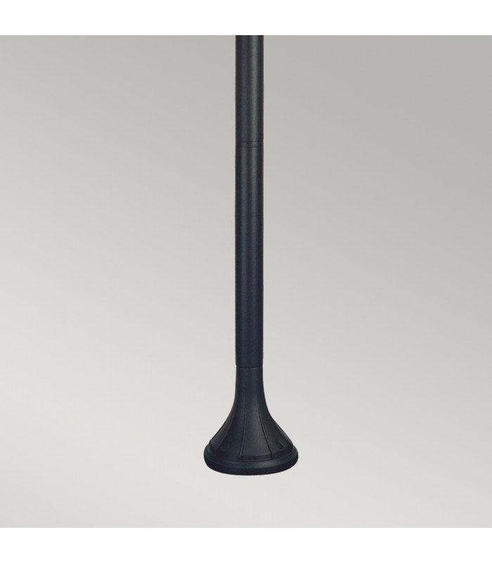 Norfolk 1 Light Outdoor Bollard Lantern Black IP43 E27-3