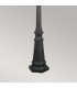 Norfolk 3 Light Outdoor Lamp Post Black IP43 E27-4