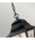 Norfolk 1 Light Outdoor Ceiling Chain Lantern Black IP43 E27-2