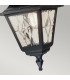 Norfolk 1 Light Outdoor Ceiling Chain Lantern Black IP43 E27-4