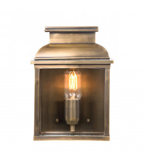 Old Bailey 1 Light Outdoor Wall Lantern Light Brass IP44 E27-1
