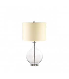 Orb Clear 1 Light Table Lamp Clear E27-1
