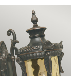 Philadelphia 1 Light Outdoor Medium Wall Lantern Light Old Bronze IP44 E27-2