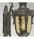 Philadelphia 1 Light Outdoor Medium Wall Lantern Light Old Bronze IP44 E27-3