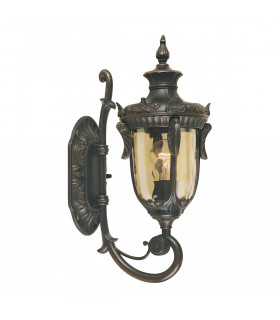 Philadelphia 1 Light Outdoor Small Wall Lantern Light Old Bronze IP44 E27-1