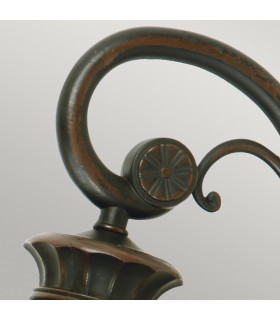 Philadelphia 3 Light Outdoor Large Wall Lantern Light Old Bronze IP44 E14-2