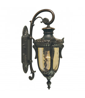 Philadelphia 1 Light Outdoor Medium Wall Lantern Light Old Bronze IP44 E27-1