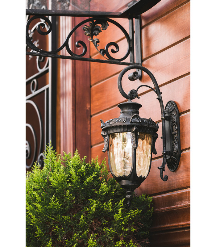 Philadelphia 1 Light Outdoor Medium Wall Lantern Light Old Bronze IP44 E27-2