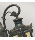 Philadelphia 1 Light Outdoor Medium Wall Lantern Light Old Bronze IP44 E27-3