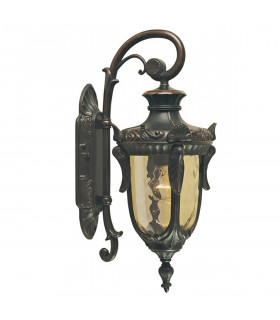 Philadelphia 1 Light Outdoor Small Wall Lantern Light Old Bronze IP44 E27-1