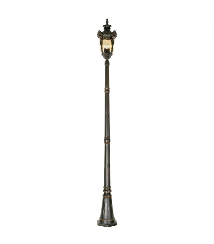 Philadelphia 3 Light Large Outdoor Lamp Post Old Bronze IP44 E27-1