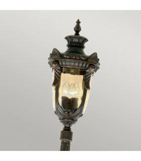 Philadelphia 3 Light Large Outdoor Lamp Post Old Bronze IP44 E27-2