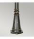 Philadelphia 3 Light Large Outdoor Lamp Post Old Bronze IP44 E27-4