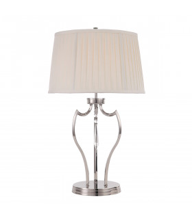 Pimlico 1 Light Table Lamp Polished Nickel E27