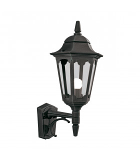Parish 1 Light Outdoor Wall Lantern Light Black IP44 E27-1