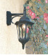 Parish 1 Light Outdoor Wall Lantern Light Black IP44 E27-4