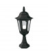 Parish 1 Light Outdoor Pedestal Lantern Black IP44 E27-1