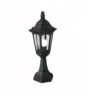 Parish 1 Light Outdoor Pedestal Lantern Black IP44 E27-1