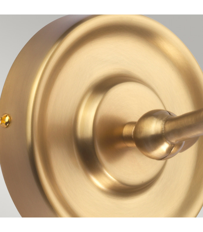 Provence 1 Light Indoor Dome Wall Light Aged Brass E27-2