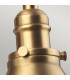 Provence 1 Light Indoor Dome Wall Light Aged Brass E27-4