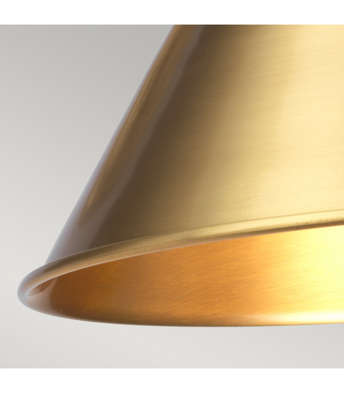 Provence 1 Light Indoor Dome Wall Light Aged Brass E27-5