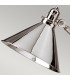 Provence 1 Light Floor Lamp Polished Nickel E27-2