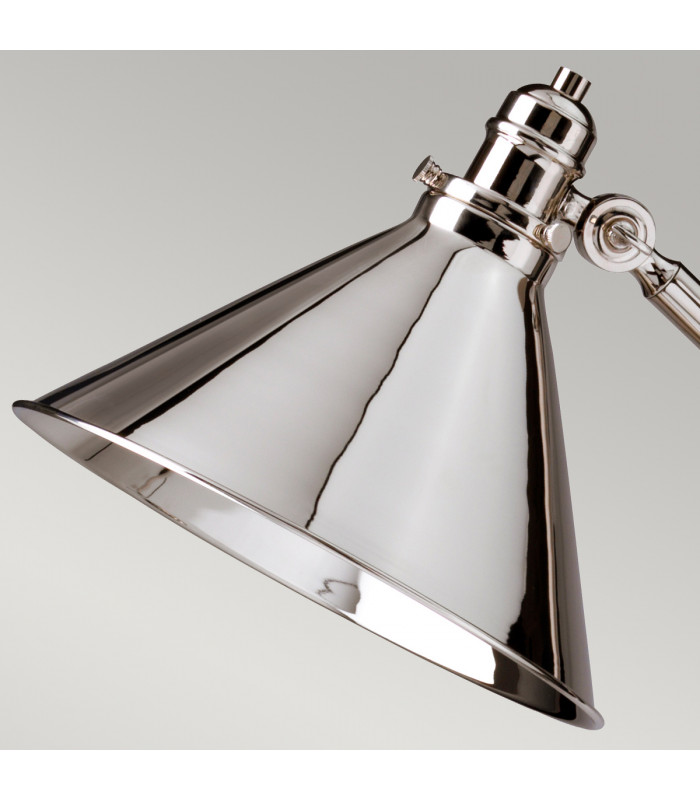 Provence 1 Light Floor Lamp Polished Nickel E27-2