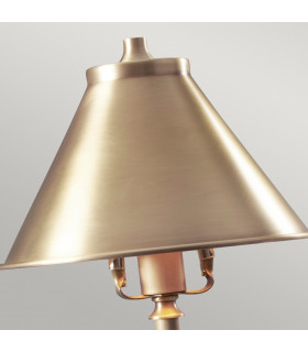 Provence 1 Light Table Lamp Antique Brass E14-2
