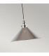 Provence 1 Light Dome Ceiling Pendant Polished Nickel E27-3