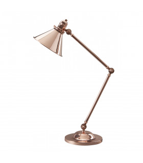 Provence 1 Light Table Lamp Polished Copper E27-1