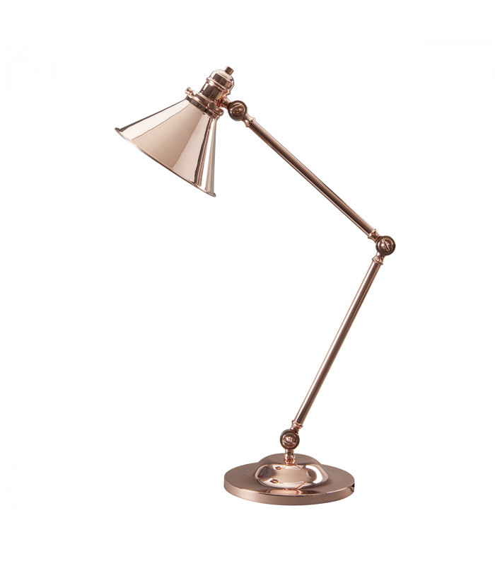 Provence 1 Light Table Lamp Polished Copper E27-1